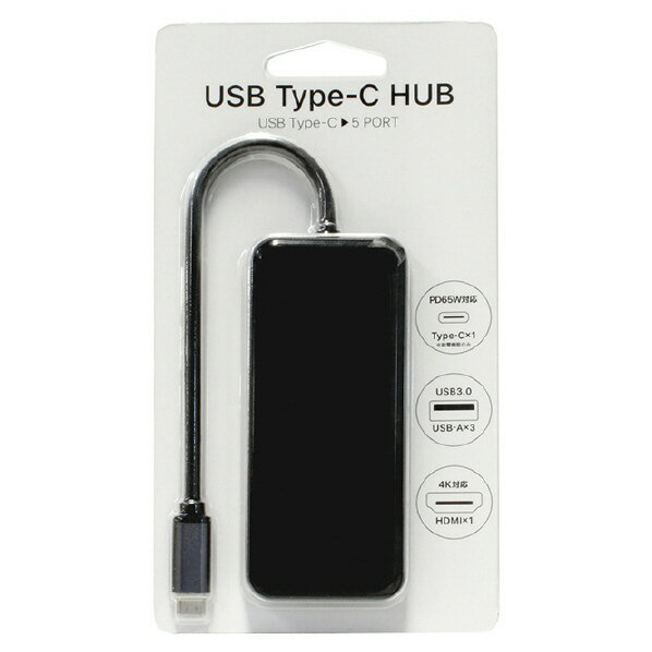 Cc Type-C(1|[g)/USB(3|[g)/HDMI(1|[g) P[ǔ^Type-Cnu ubN MPH2101BK [MPH2101BK]