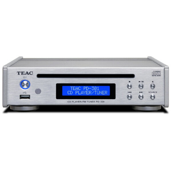 TEAC ワイドFMチューナー搭載CDプレーヤー Referenceシリーズ シルバー PD-301-X/S [PD301XS]【RNH】