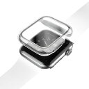 【5/1限定 エントリーで更にポイントUP!】UNIQ Apple Watch 44mm用HYBRID CASE WITH SCREEN PROTECTION ...