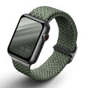 UNIQ Apple Watch 38/40/41mm用BRAIDED STRAP UNIQ ASPEN CYPRESS GREEN UNIQ-40MM-ASPGRN UNIQ40MMASPGRN