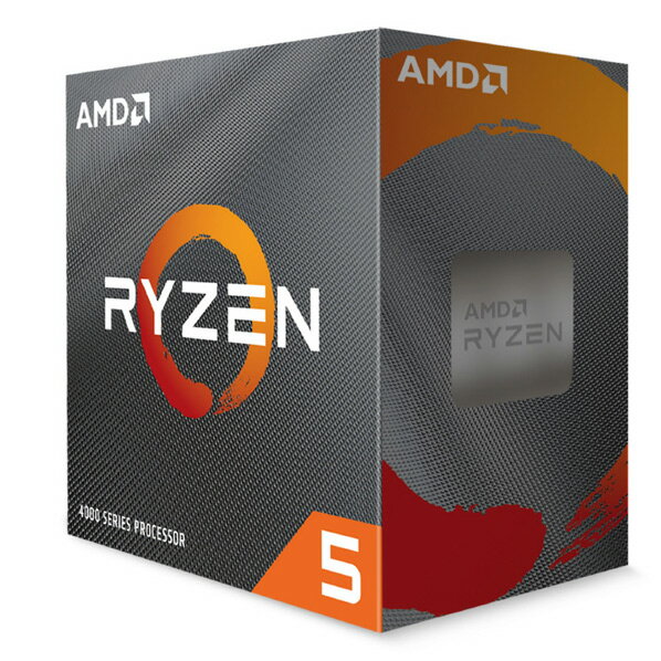 AMD CPU Ryzen 5 4500 Wraith Stealth Cooler BOX(6C/12T 3.6GHz 65W) 100-100000644BOX 100100000644BOX