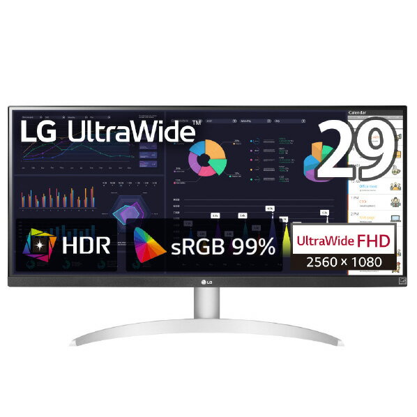 LGエレクトロニクス Japan 29型ビジネス&ゲーミング ウルトラワイドモニター 29WQ600-W [29WQ600W]【RNH】