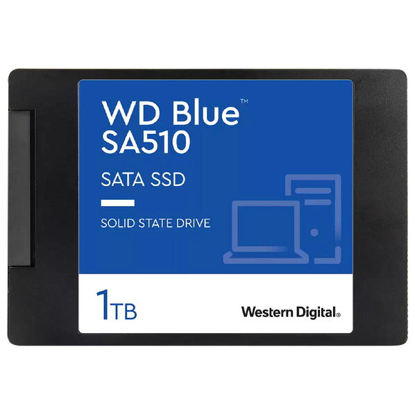 Western Digital 2．5インチ SATA 内蔵SSD(1TB) WD Blue SA510 WDS100T3B0A [WDS100T3B0A]【RBFP】