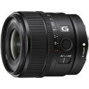 SONY fW^J[E}Eg]pY E 15mm F1.4 G SEL15F14G [SEL15F14G]