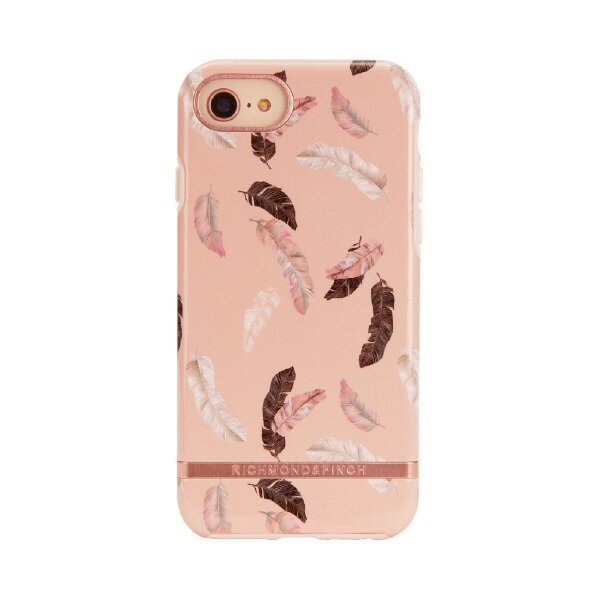 Richmond & Finch iPhone SE(第3世代)/SE(第2世代)/8/7/6s/6用Freedom Case Feathers - Rose gold details 32688 [32688]