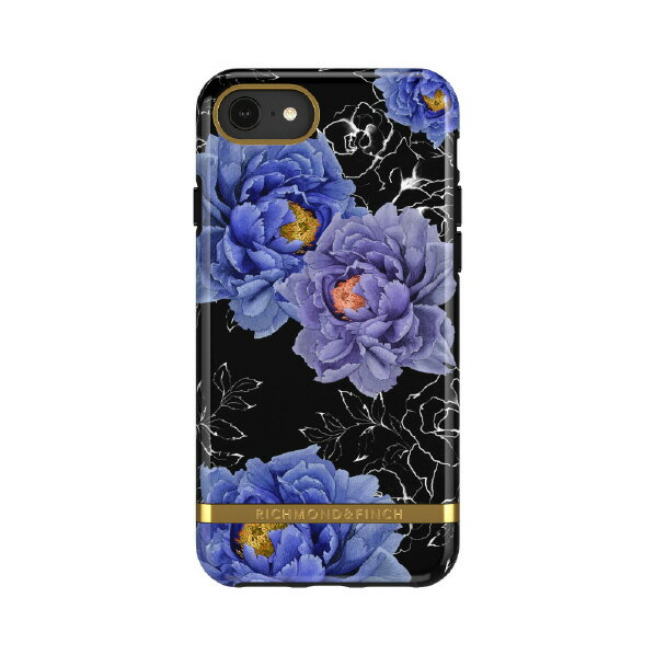 Richmond & Finch iPhone SE(第3世代)/SE(第2世代)/8/7/6s/6用Freedom Case Blooming Peonies - Gold Details 37811 