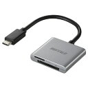 obt@[ USB3D2Gen1Type-C J[h[_[ SD/microSD Vo[ BSCR110U3CSV [BSCR110U3CSV]