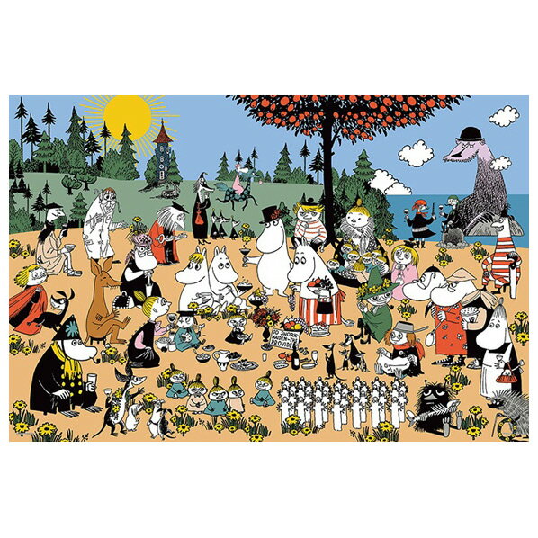 やのまん ジグソーパズル 1000ピース ムーミン ムーミン谷の素敵な仲間 10-1306 YM101306ム-ミンダニノ..