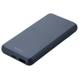 エレコム 5V/3A出力 モバイルバッテリー(10000mAh/15W/C×1+A×1) ブルー DE-C38-10000BU [DEC3810000BU]