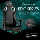 noblechairs ゲーミングチェア EPIC - Mercedes-AMG Petronas Formula One Team - 2021 Edition ブラック/グリーン NBL-EPC-PU-MPF-SGL-ED [NBLEPCPUMPFSGLED]【MSSP】