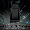 noblechairs ゲーミングチェア HERO - BLACK EDITION(ヒーロー ブラックエディション) マットブラック NBL-HRO-PU-BED-SGL-ED [NBLHROPUBEDSGLED]【DKSP】