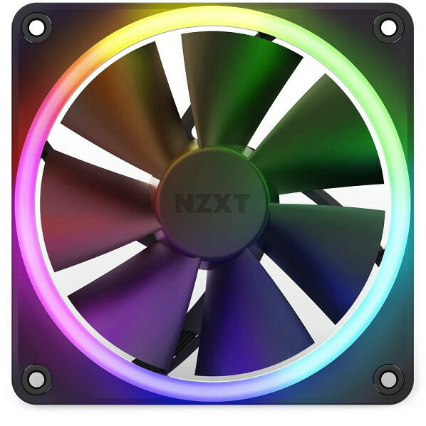 【6/1限定 エントリーで最大P5倍】NZXT RGBファン 120mm ブラック RF-R12SF-B1 [RFR12SFB1]