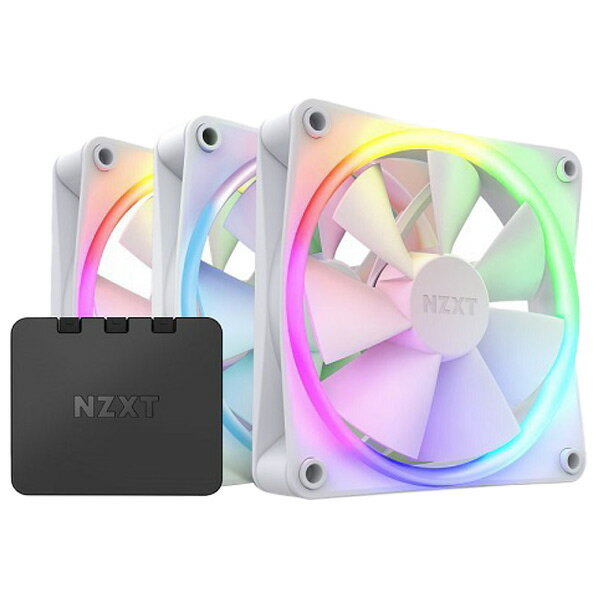 NZXT RGBե 120mm 3&RGBȥ顼åȥǥ ۥ磻 RF-R12TF-W1 [RFR12TFW1]MAAP