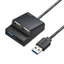 TTvC USB3D2Gen1+USB2D0R{nu J[h[_[t ubN USB-3HC315BKN [USB3HC315BKN]