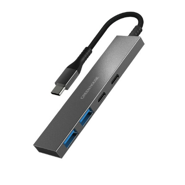 O[nEX USB3D1 Gen1Ή USB Type-Cڑ 4|[gUSBnu Vo[ GH-HB3C4A-SV [GHHB3C4ASV]