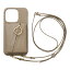 CCCեƥ iPhone 14 ProClutch Ring Case beige ML-CSIP22MP-2CRBE [MLCSIP22MP2CRBE]NYAP