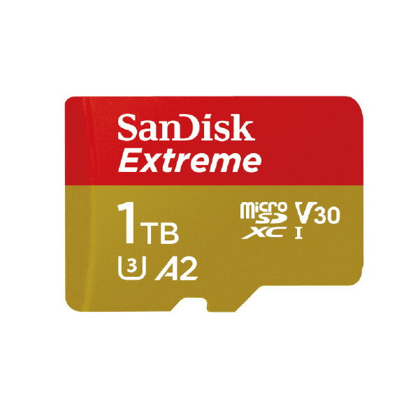 SanDisk エクストリーム microSDXC UHS-Iカード 1TB SDSQXAV-1T00-JN3MD(1個)