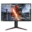 LGエレクトロニクス Japan 27型ゲーミング液晶ディスプレイ 27GN65R-B 27GN65RB 【RNH】