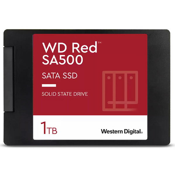 Western Digital（ウエスタンデジタル） WD Red SA500 NAS SATA SSD 2.5インチ/7mm 1TB（NAS用 2.5インチ SSD） WDS100T1R0A