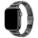 【5/1限定 エントリーで更にポイントUP!】TF7 Apple Watch 42/41/40/38mm用イージーアジャスト メタルバンド ブラック TF727...