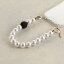 ARNO Beads Strap Black Point Pearl B02-STRAP-BP [B02STRAPBP]FEBP