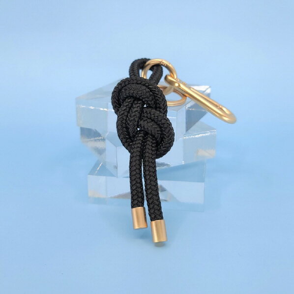 ARNO Strap Key Ring Chic Black K01-KYRNG-CB [K01KYRNGCB]