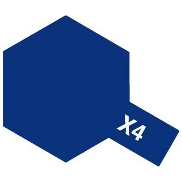 タミヤ アクリルミニ X-4 ブルー Tア