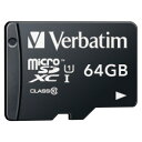 Verbatim microSD[J[h 64GB / UHS-1[ő90MB/s] ubN MXCN64GJVZE [MXCN64GJVZE]