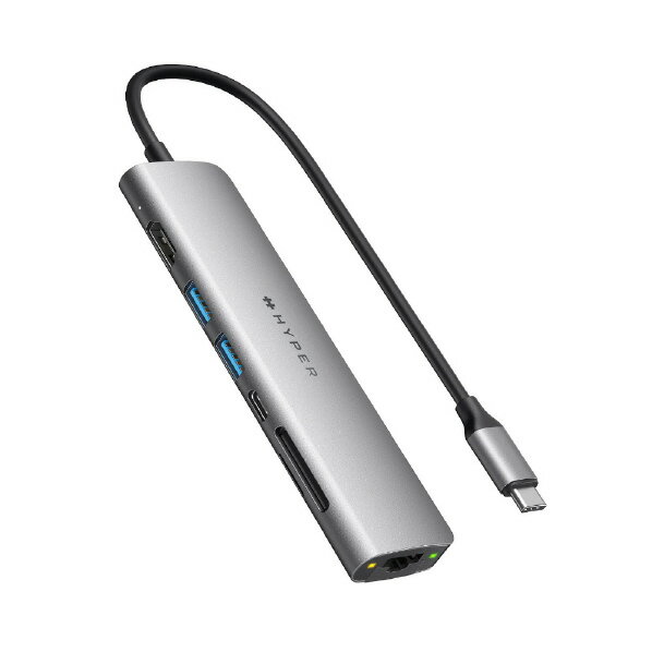 Hyper HyperDrive SLAB 7-in-1 USB-Cnu HP-HD22HGR [HPHD22HGR]
