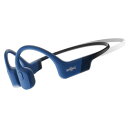 Shokz ショックス OpenRun Mini Blue ブルー 骨伝導 イヤホン Bluetooth 耳を塞がない 耳をふがない ワイヤレスイヤホン マイク 防水 2台同時接続 パソコン スマホ テレワーク