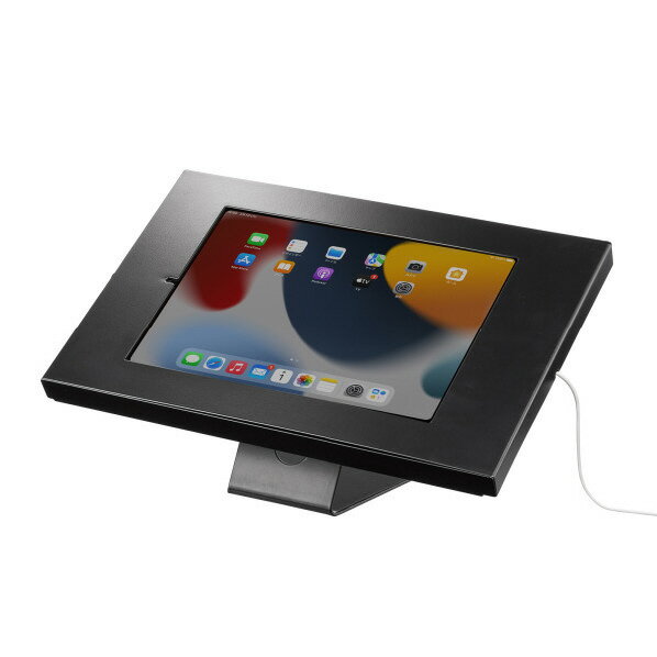 サンワサプライ iPad用スチール製スタンド付きケース ブラック CR-LASTIP34BK [CRLASTIP34BK]