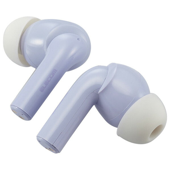 エレコム 完全ワイヤレスヘッドフォン パープル LBT-TWS15PU [LBTTWS15PU]【RNH】のサムネイル