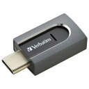 【5/1限定 エントリーで最大P5倍】Verbatim microSDカードリーダー MSDCRV1 [MSDCRV1]