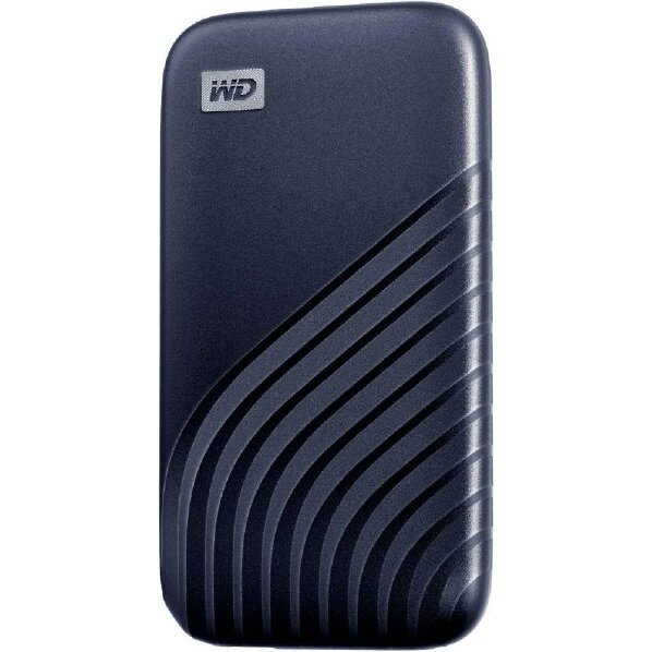 WESTERN DIGITAL 外付けSSD USB-C+USB-A接続(1TB/ポータブル型) My Passport SSD 2020 Hi-Speed ブルー WDBAGF0010BBL-JESN 