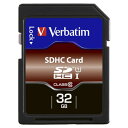 Verbatim SDカード(32GB/UHS-1) ブラック SDHC32GJVBE SDHC32GJVBE 【AMUP】