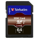 Verbatim SDカード(64GB/UHS-1) ブラック SDXC64GJVBE [SDXC64GJVBE]【NGAP】