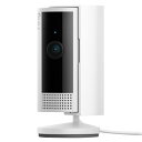 [Amazon Ring Indoor Cam(リング インドアカム) 第2世代 プライバシーカバー付き 屋内用セキュリティカメラ ホワイト B0B6GKJR49 [B0B6GKJR49]] の商品説明●【ペットやご自宅の見守りを手軽に】Ringアプリを使えば、ライブ映像の確認はもちろんのこと、双方向音声やモーション検知機能を有効にして外出先からもペットやご自宅の見守りが可能です。●【昼でも夜でもはっきりと】対角143°のカメラ視野角と1080p HDビデオの鮮明な映像でライブ映像を確認できます。カラーナイトビジョン機能で夜間でも鮮明な映像を確認可能です。●【プライバシーにも配慮】 プライバシーカバーを手動で左右にスライドすることで、必要に応じてカメラとマイクをON/OFFにすることができます。●【さまざまな設置方法】平置きや、壁面や天井などにも取り付けが可能です。天井に取付けした場合は、カメラ映像の上下を反転させる設定ができます。●【大事な瞬間を見逃さない】カメラがモーションを検知した時にRingアプリに通知を送り、タップするとリアルタイムでライブ映像を確認できます。モーション検知の数秒前から録画を開始するプレ録画機能で、イベントの初めから終わりまで何が起きていたのか確認することができます。(録画機能はRingプロテクトプランの登録が必要です)●【クラウド録画2023年9月30日まで無料体験】動画や静止画の録画機能をご利用いただけるRingプロテクトプラン (1台あたり月額350円から) の追加登録で、過去180日間の動画および過去7日間の静止画を確認、保存および共有が可能です。SDカードの紛失や盗難、故障の心配がないクラウド録画だから安心です。モーション通知、ライブ映像確認、双方向音声など基本機能は追加登録なしでご利用頂けます。●【Works with Alexa認定】Alexaスキルを有効化すれば、お持ちの対応する画面付きEchoデバイスやFire TVシリーズで、お子様やペットの様子の確認が可能です。●【主な用途】ペットカメラ、見守りカメラ、防犯カメラの用途にもご利用頂けます。※カメラの首振り機能はありません。常時録画機能はありません。[Amazon Ring Indoor Cam(リング インドアカム) 第2世代 プライバシーカバー付き 屋内用セキュリティカメラ ホワイト B0B6GKJR49 [B0B6GKJR49]]のスペック●ビデオ:1080p HDビデオ、カラーナイトビジョン●モーション検知:カスタマイズ可能なモーション設定●視野角:対角143°、水平115°、垂直59°●オーディオ:双方向通話 (デバイス内蔵のマイク・スピーカーを通してカメラの前の人物への応答が可能。ノイズキャンセリング機能付き。)●電源:約2mのマイクロUSB電源アダプター●ネットワーク要件:最適なパフォーマンス維持のための推奨アップロード速度速度は2Mbps●wifi:802.11 b/g/n●wifiルーター周波数帯:2.4GHz●動作環境:-20℃〜45℃●寸法:4.9×4.9×9.6cm(ジョイントおよびマウント部を含む)●製品内容:Indoor Cam 第2世代、プライバシーカバー、10W USB-A電源アダプター、マイクロUSB電源ケーブル (約2m)、取付部品、ユーザーマニュアル、セキュリティステッカー○初期不良のみ返品可