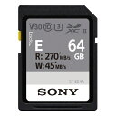 SONY SDXC UHS-II [J[h(64GB) SF-EV[Y SF-E64AT [SFE64AT]