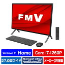 富士通 一体型デスクトップパソコン e angle select ESPRIMO FHシリーズ ブラック FMVF95H2BE 