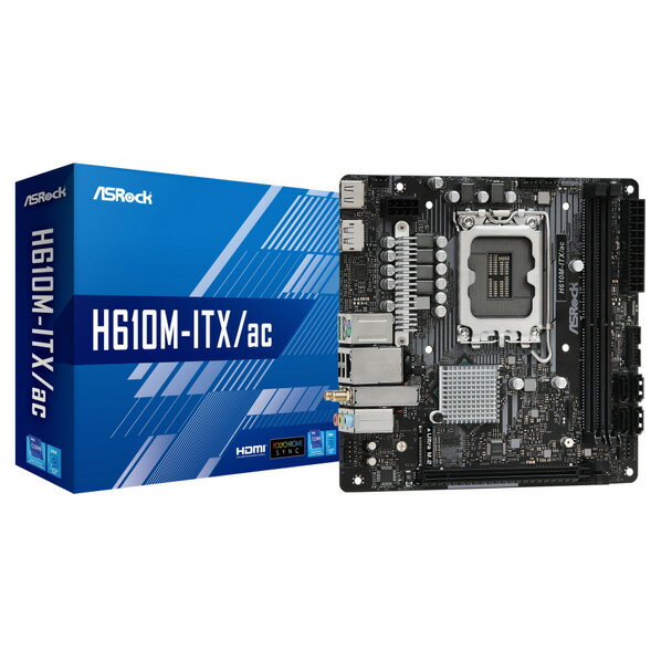 ASRock（アスロック） ASRock H610M-ITX/ac / Mini-ITX対応マザーボード