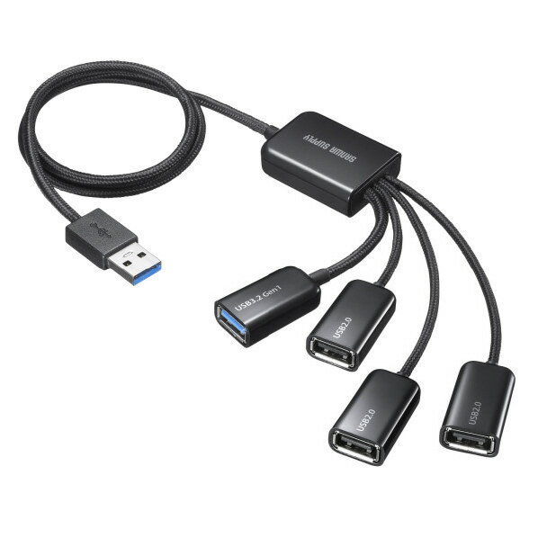 TTvC USB3D2 Gen1+USB2D0 R{nu(4|[g) USB-3H436BK [USB3H436BK]