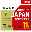 SONY 録画用100GB 3層 2倍速 BD-RE XL書換え型 ブルーレイディスク 11枚入り 11BNE3VZPS2 11BNE3VZPS2