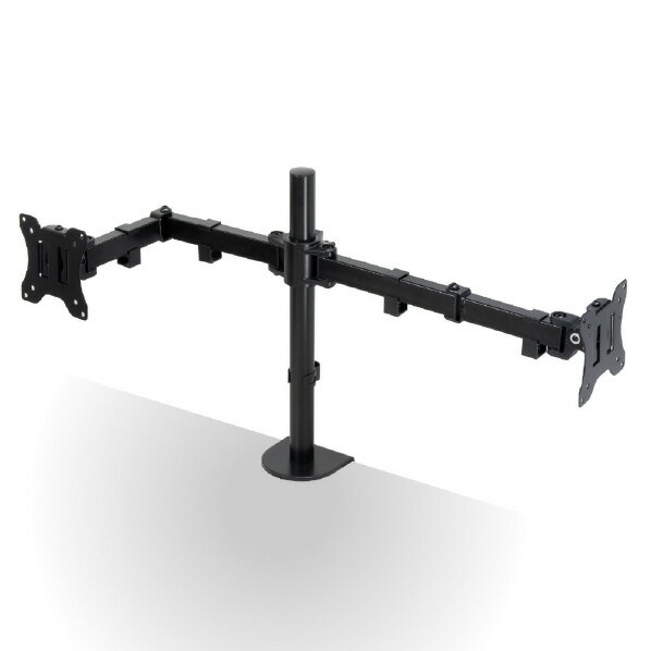 センチュリー モニターアーム鉄腕 ロングアーム 2画面用 ブラック TETSUWAN-03 [TETSUWAN03]【FFMP】