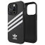 adidas iPhone 14 Pro用OR Moulded Case PU FW22 black/white 50186 [50186]