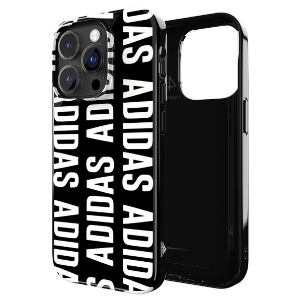 アディダス スマホケース メンズ adidas iPhone 14 Pro用SP Snap Case Logo FW22 black/white 50246 [50246]