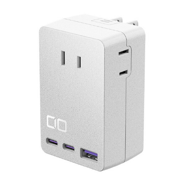 CIO AC充電器 Polaris CUBE WALL 67W ホワイト CIO-PC67W2C1A-AC3-WH [CIOPC67W2C1AAC3WH]【JPSS】