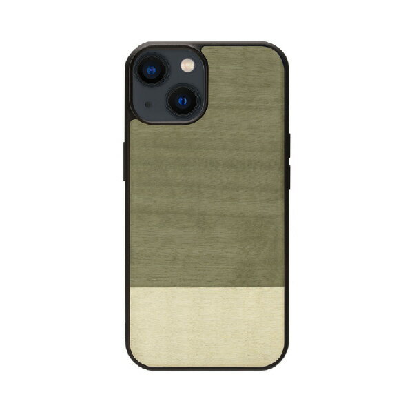 Man & Wood iPhone 15用MagSafe対応天然木ケース Einstein I25503I15 
