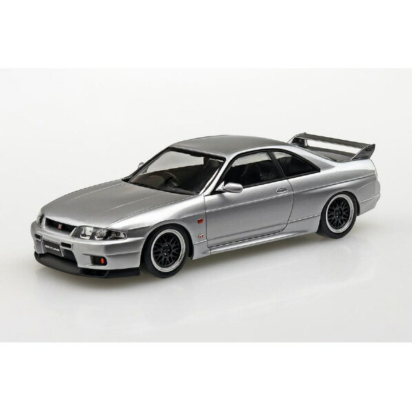 アオシマ 1/32 ザ スナップキット No．15-SP4 ニッサン R33スカイラインGT-R カスタムホイール(ソニックシルバー) Aスナツプ15SP4R33GTRSS Aスナツプ15SP4R33GTRSS 【ETOY】【MYMP】