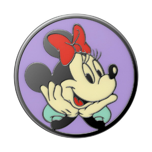 楽天エディオン　楽天市場店PopSockets スマホグリップ Enamel 80s Minnie 112542 [112542]【MYMP】