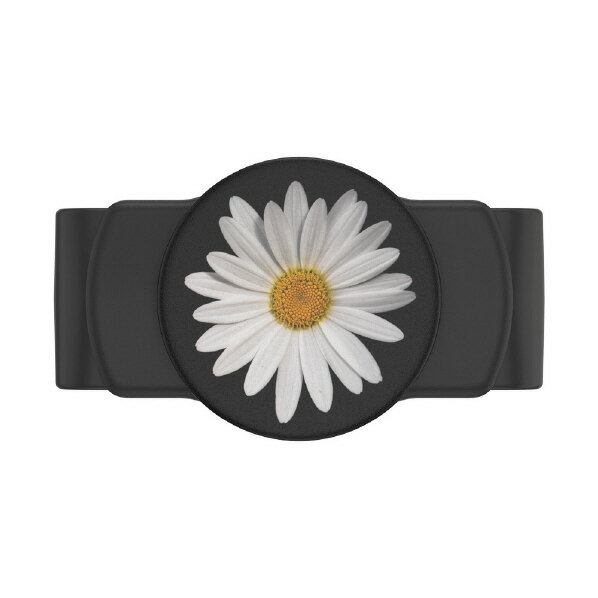 楽天エディオン　楽天市場店PopSockets スマホグリップ White Daisy Black 806137 [806137]【MYMP】